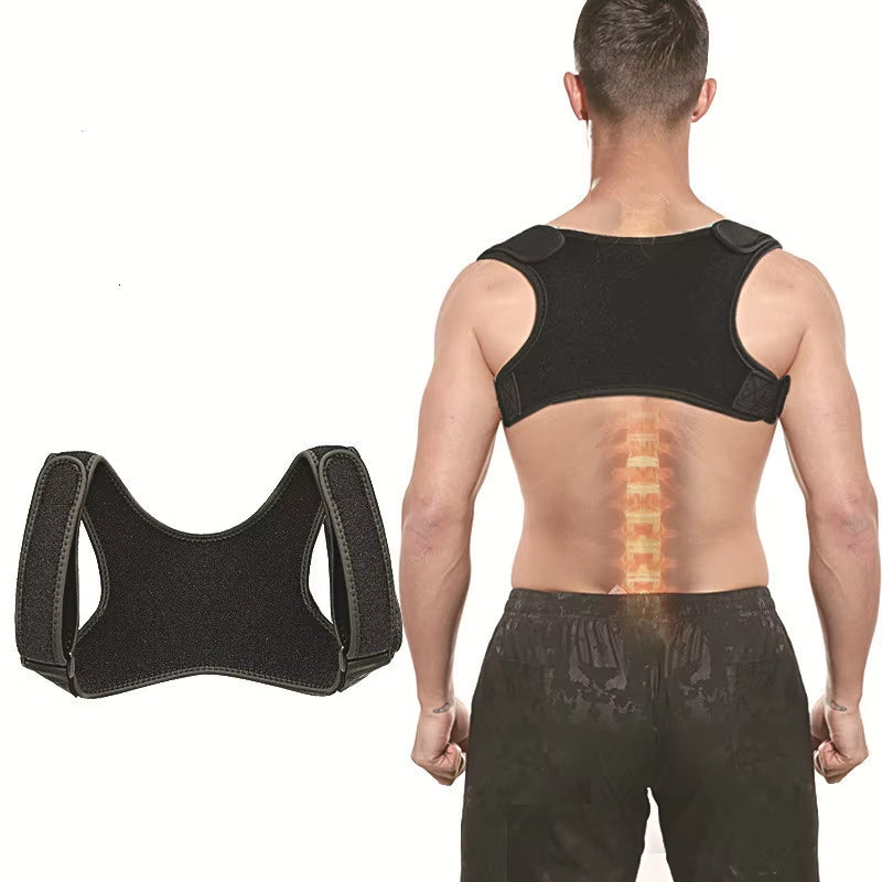 Adjustable Back Posture Corrector Neck Back Support Belt Spine Shoulder Brace Support Belts Adult Invisible Hunchback Belts